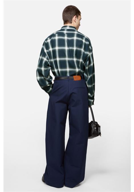 camicia button-up uomo navy ACNE STUDIOS | BB0632AV7